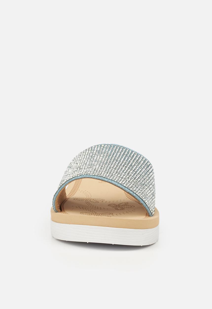 Butterfly Feet - Corley flatform sandal - blue
