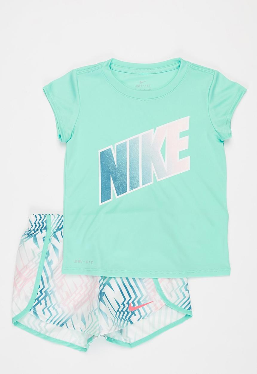 Nike - Nkg laser letters short set - tropical twist