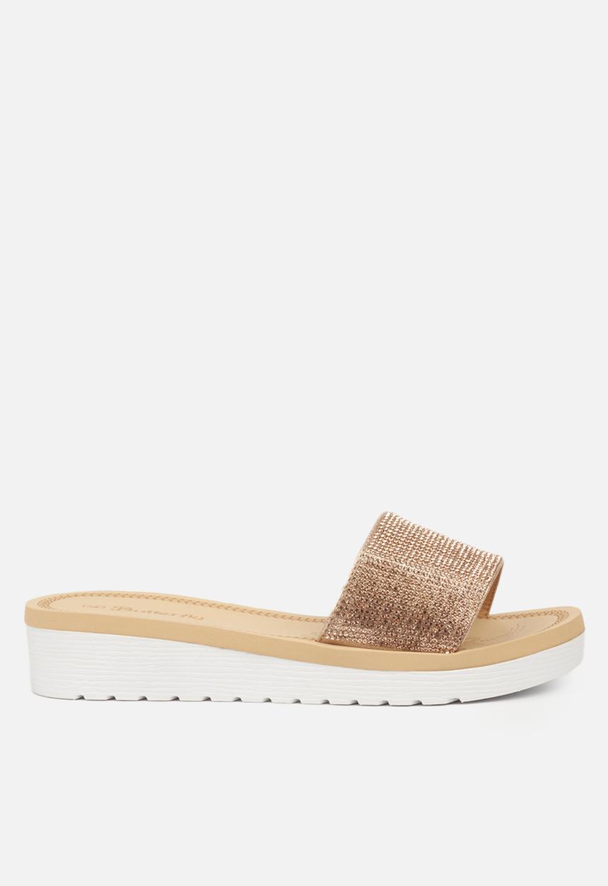 Butterfly Feet - Corley flatform sandal - rose gold