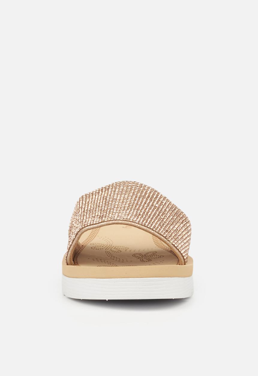 Butterfly Feet - Corley flatform sandal - rose gold