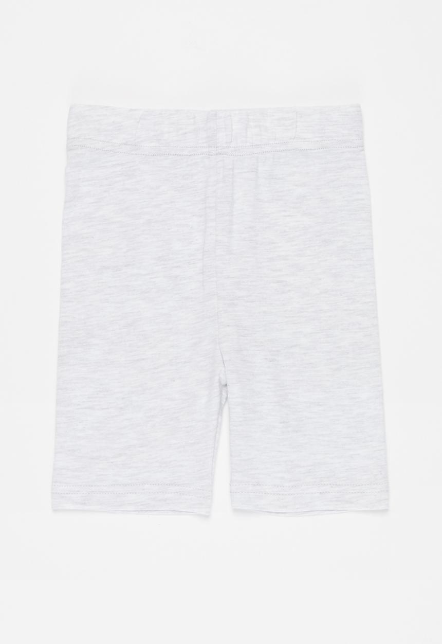 Pop Candy - Girls 2 pack cycling shorts - light blue & grey 