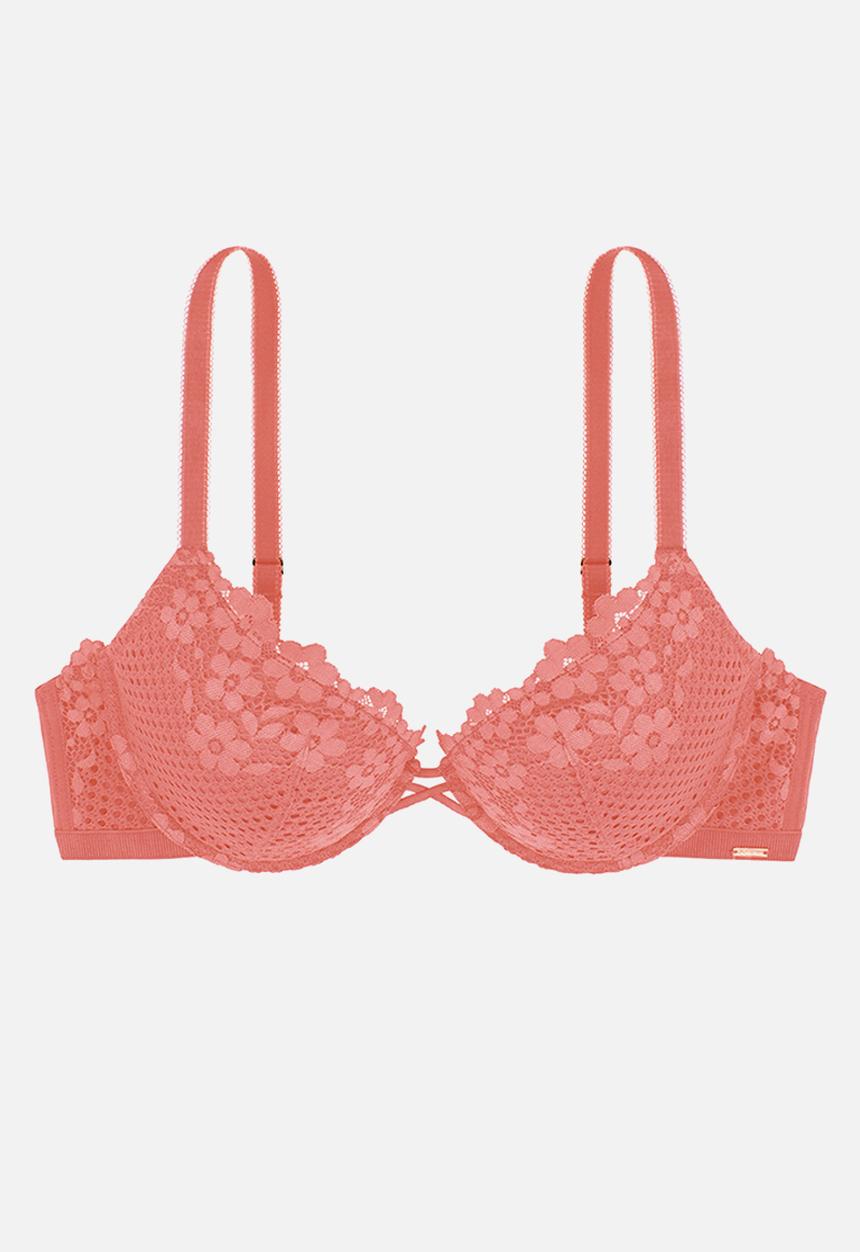 DORINA - Adore push up demi - coral