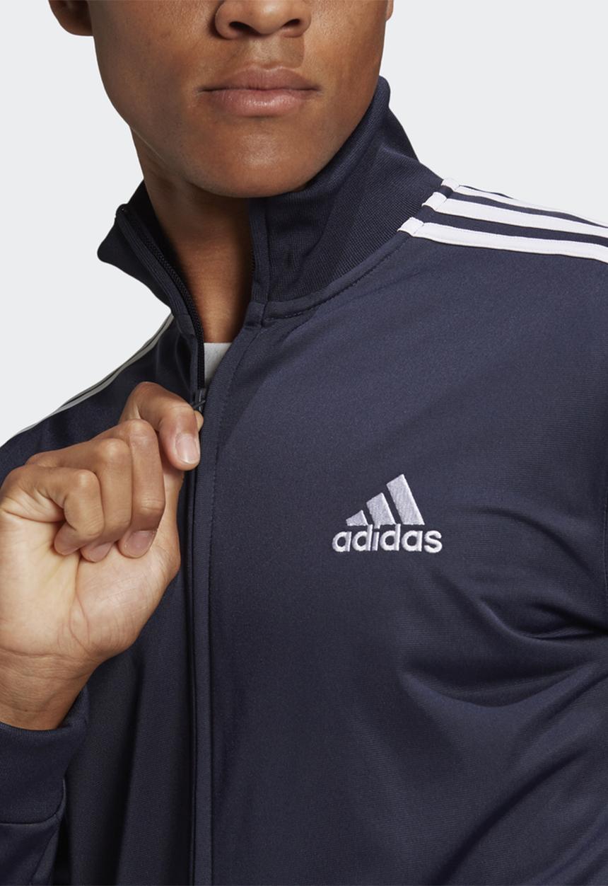 adidas Performance - PRIMEGREEN ESSENTIALS 3-STRIPES TRACK SUIT- legend ink & white