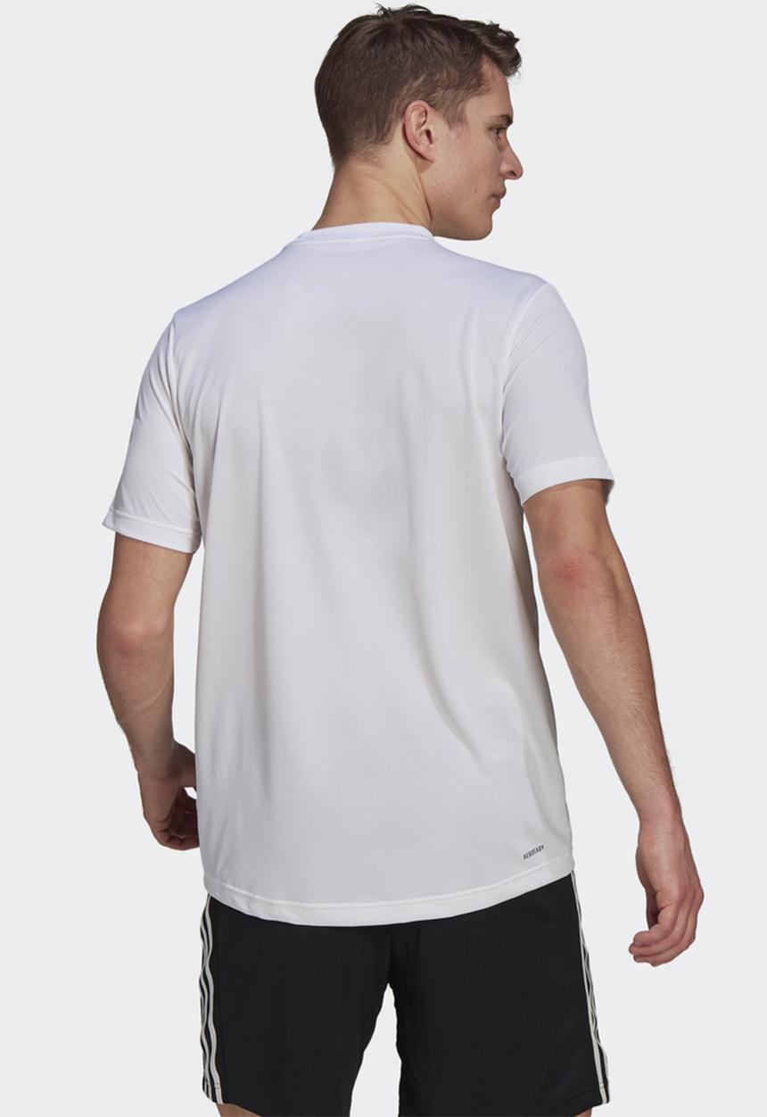 adidas Originals - Aeroready designed to move sport tee - white & black
