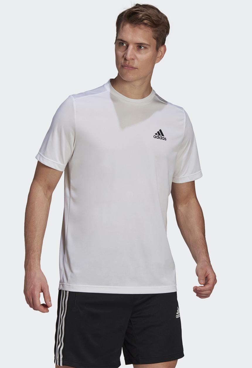 adidas Originals - Aeroready designed to move sport tee - white & black