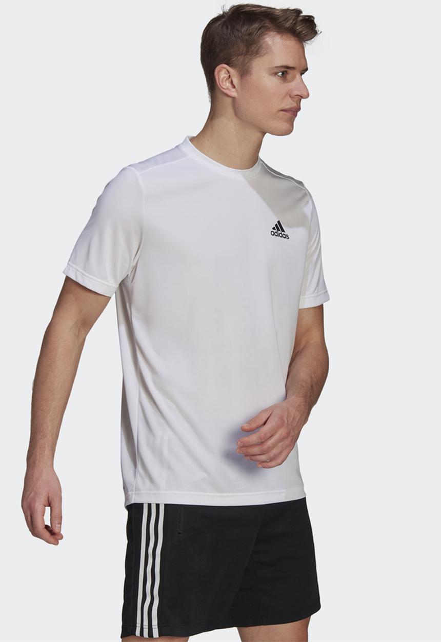 adidas Originals - Aeroready designed to move sport tee - white & black