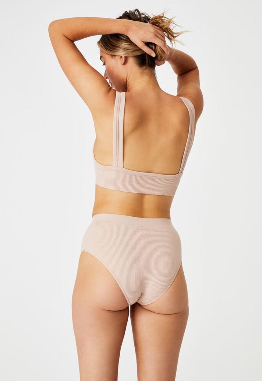 Cotton On - Seamfree mumdie bikini brief - new latte
