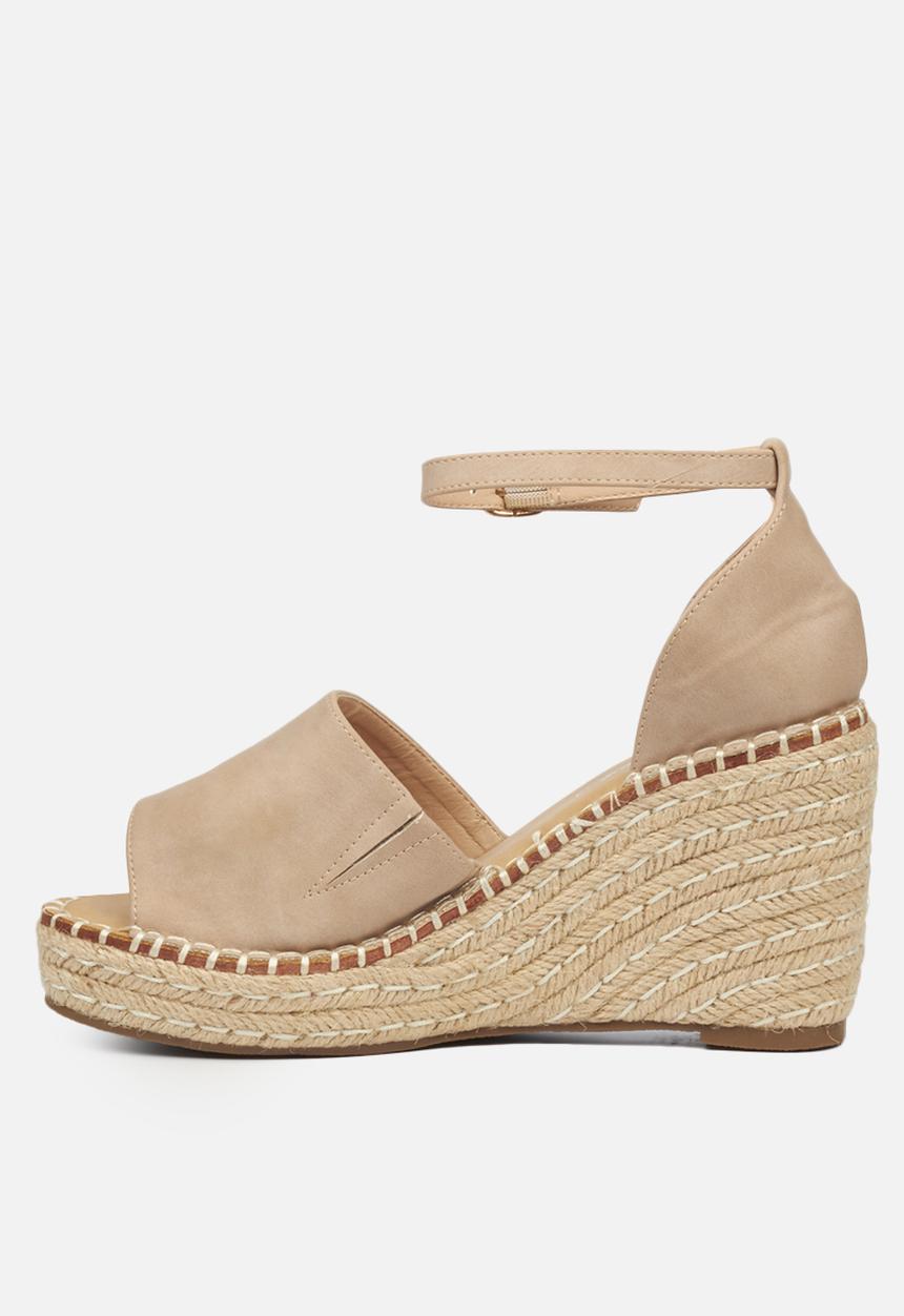 Miss Black - Letaba2 espadrille wedge - neutral