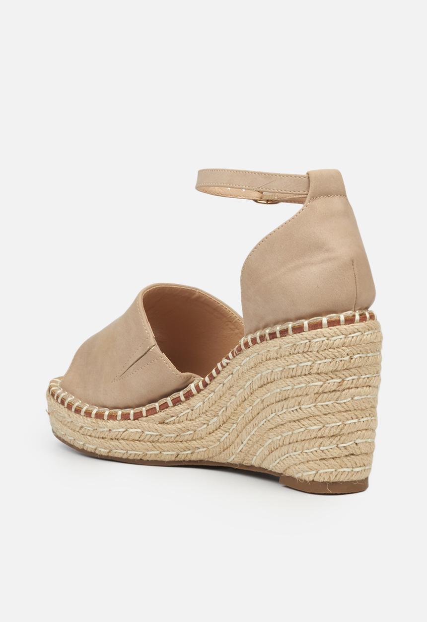 Miss Black - Letaba2 espadrille wedge - neutral