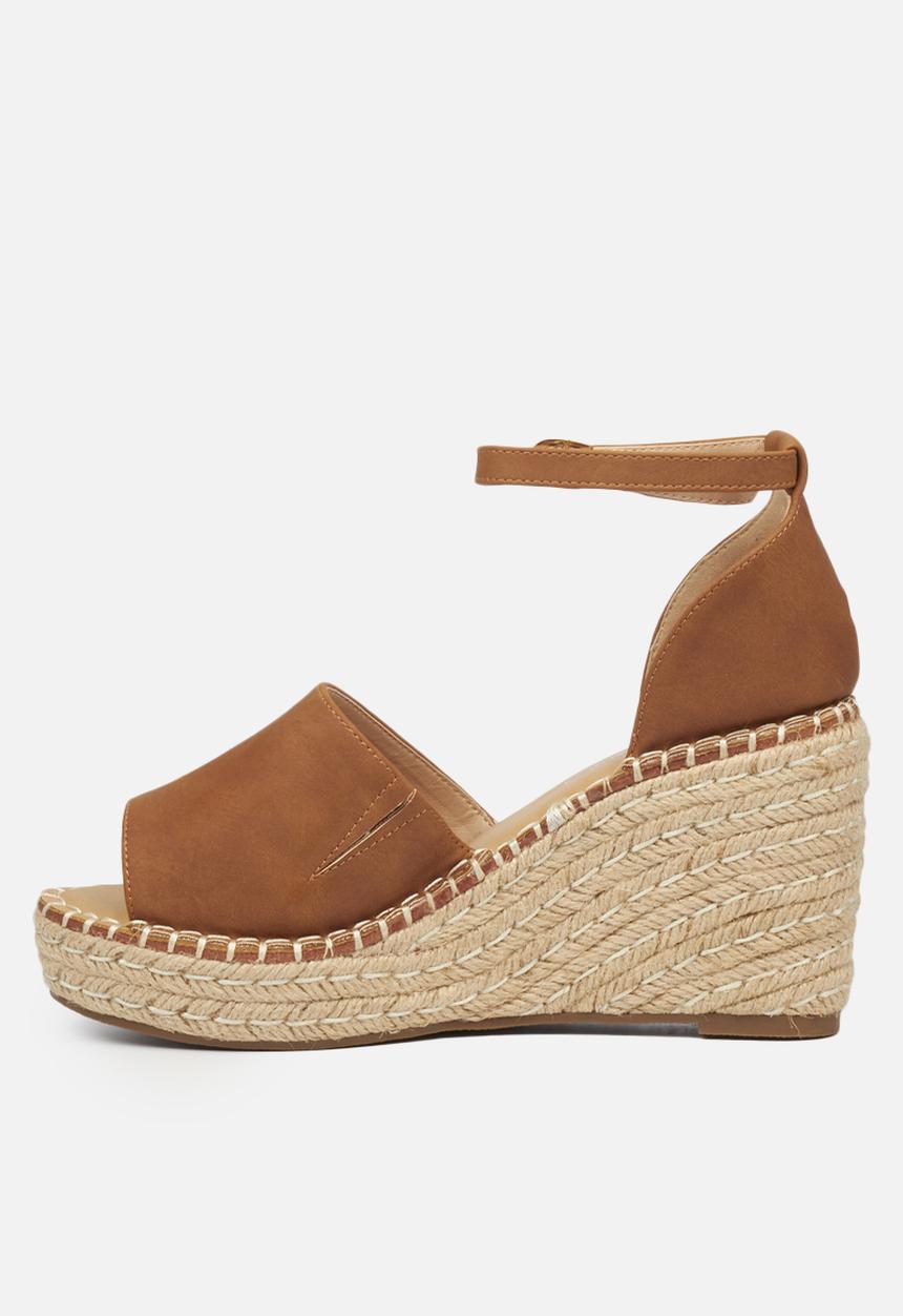 Miss Black - Letaba2 espadrille wedge - tan