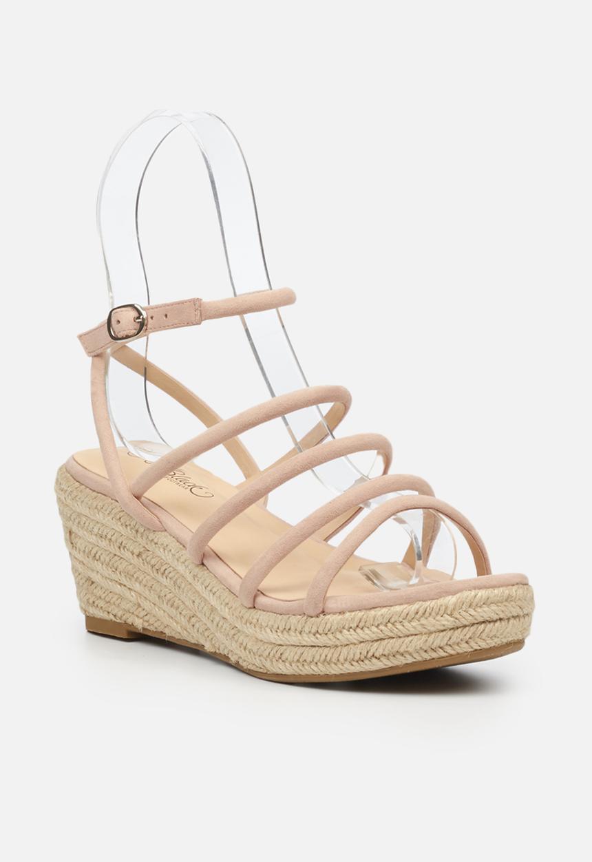 Miss Black - Naples1 espadrille wedge - pink
