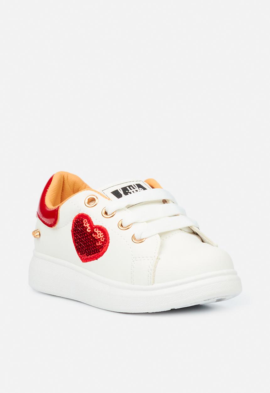 Little Miss Black - Girls ted 2 - white