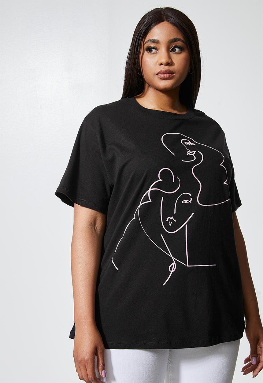 Superbalist - Graphic tee - black2