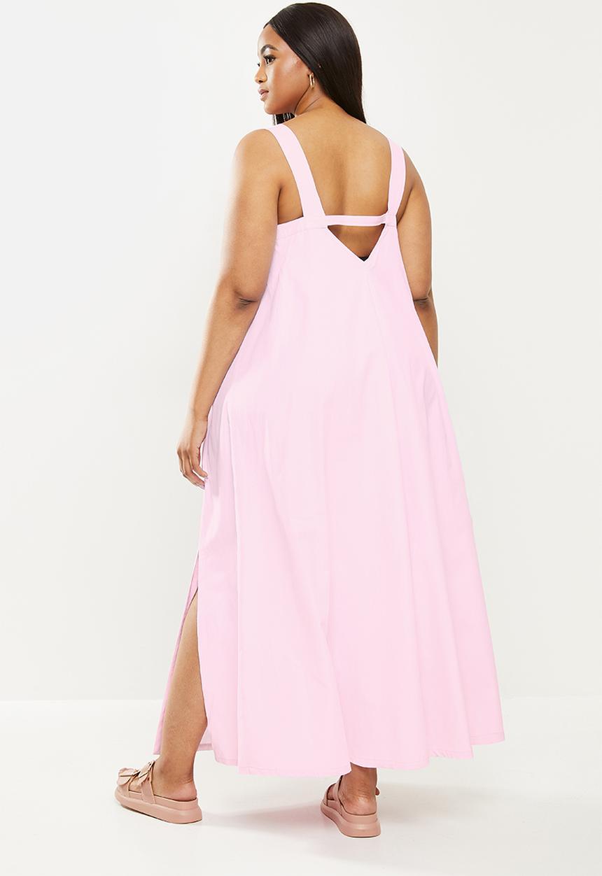 AMANDA LAIRD CHERRY - Plus palm dress - pink