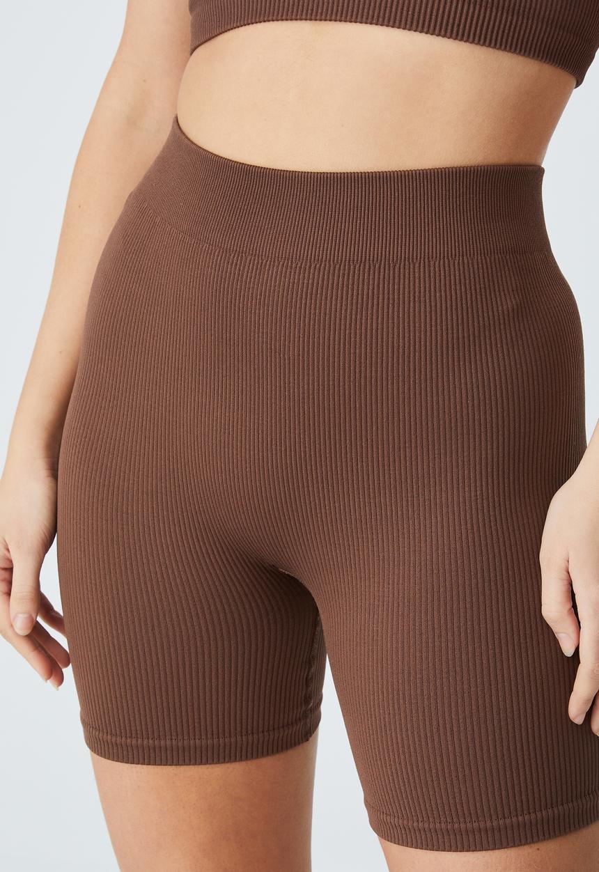 Cotton On - Seamless bike short - acorn