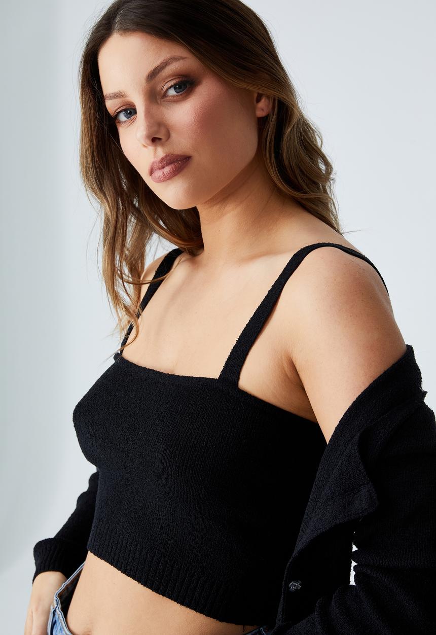 Cotton On - Set up cami - black