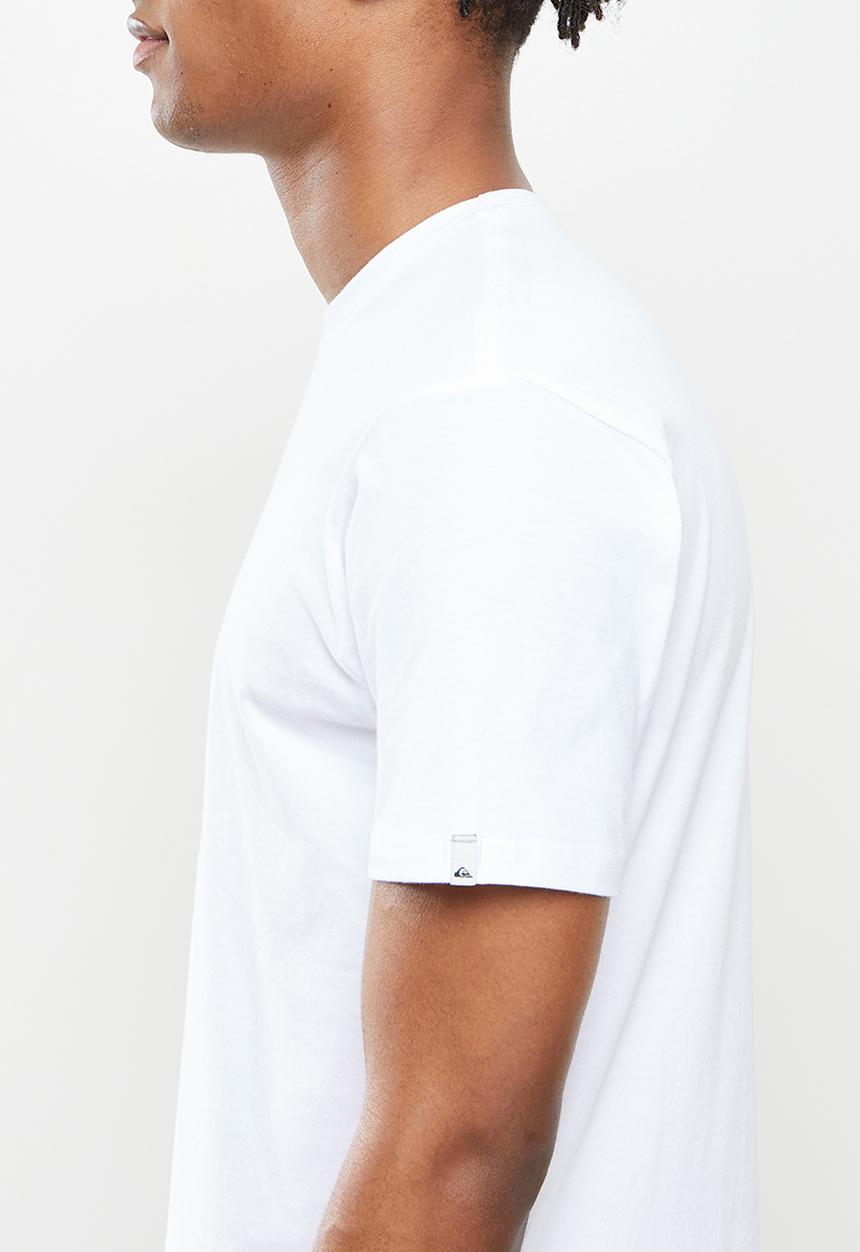 Quiksilver - Corp logo short sleeve - white