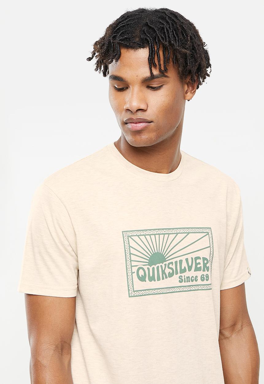 Quiksilver - Come back short sleeve - antique white heather
