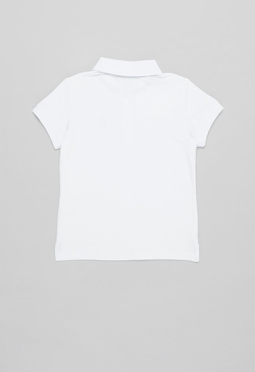POLO - Girls nina short sleeve golfer - white
