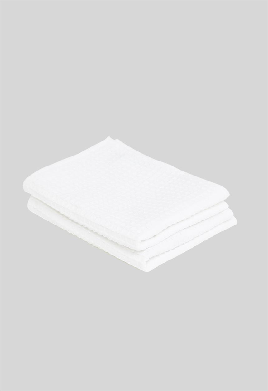 Linen House - Waffle Tea towel set- cherries & cupcakes
