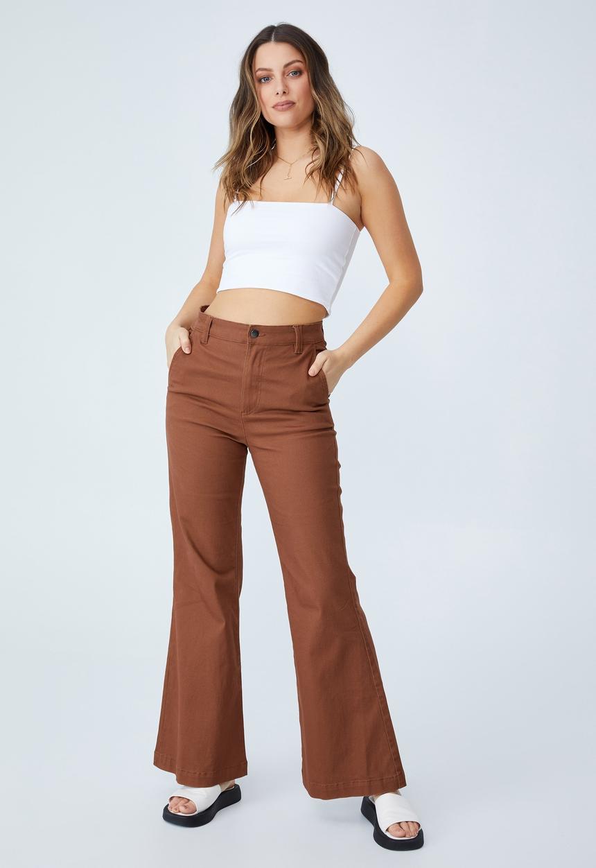 Cotton On - Straight neck crop cami - white