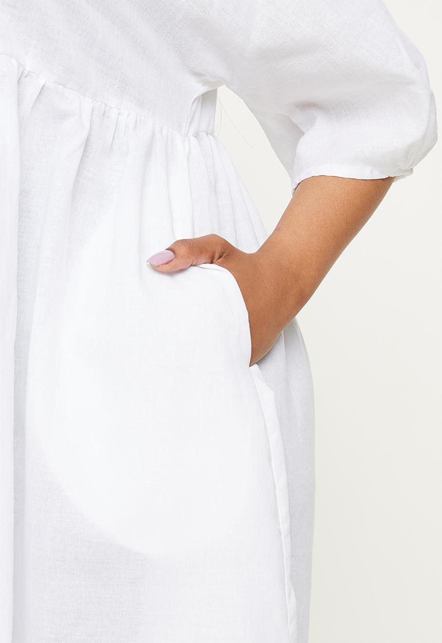 AMANDA LAIRD CHERRY - Plus twins dress - white