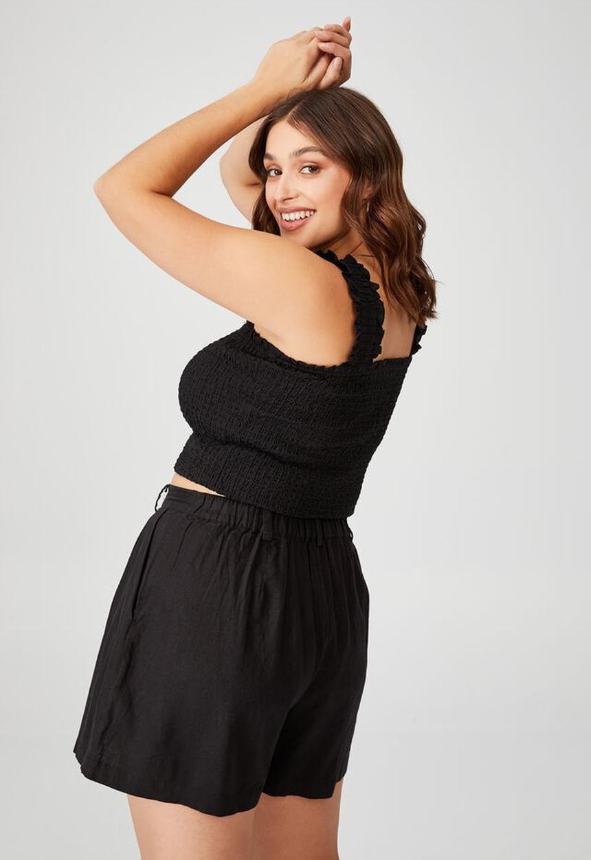 Cotton On - Curve eve short - black