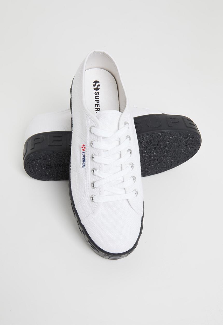SUPERGA - 2790 3d lettering 3d rubber logo platfrom - white & black