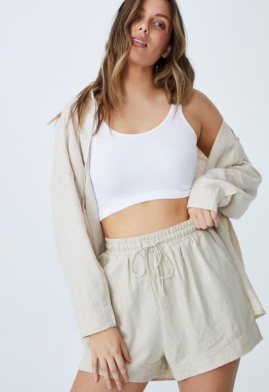 Cotton On - Daydreamer short - natural marle
