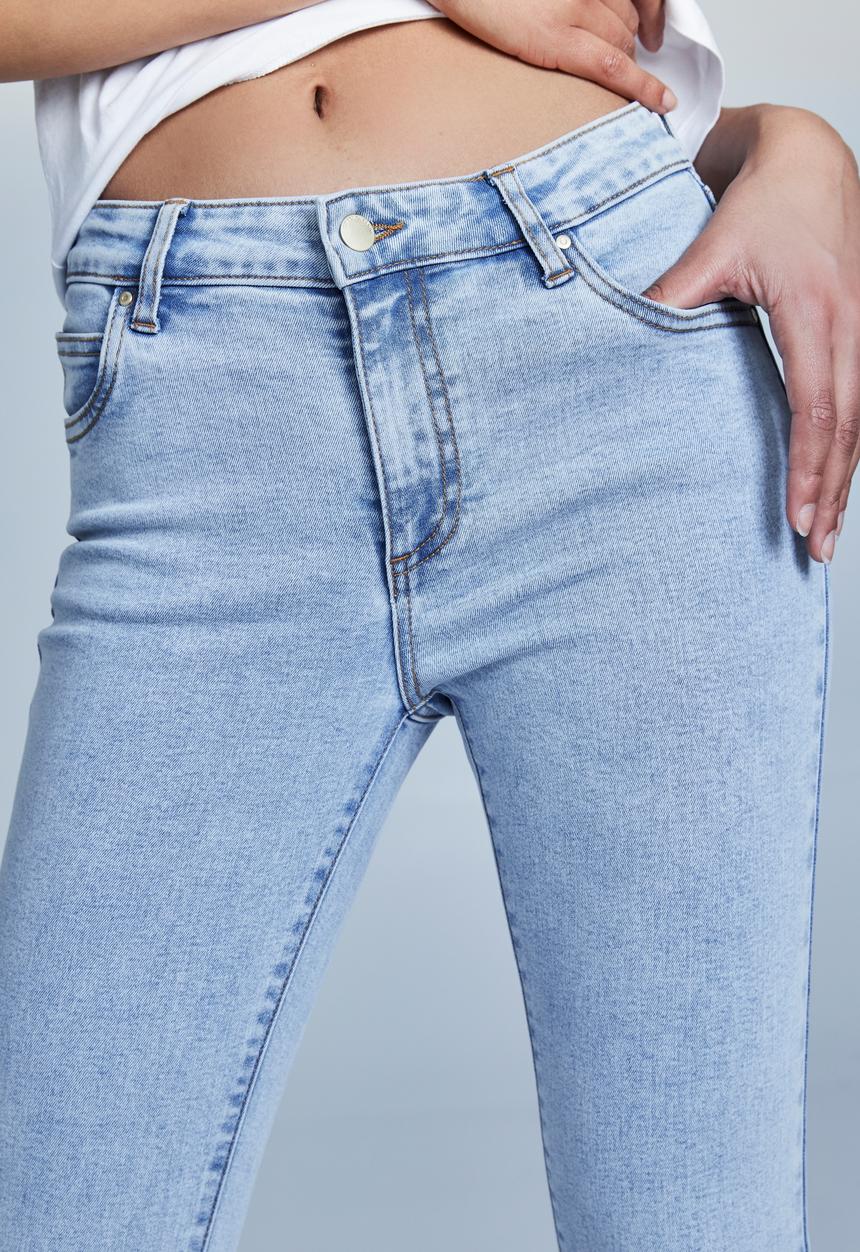 Cotton On - Mid rise cropped skinny jean - roadknight blue