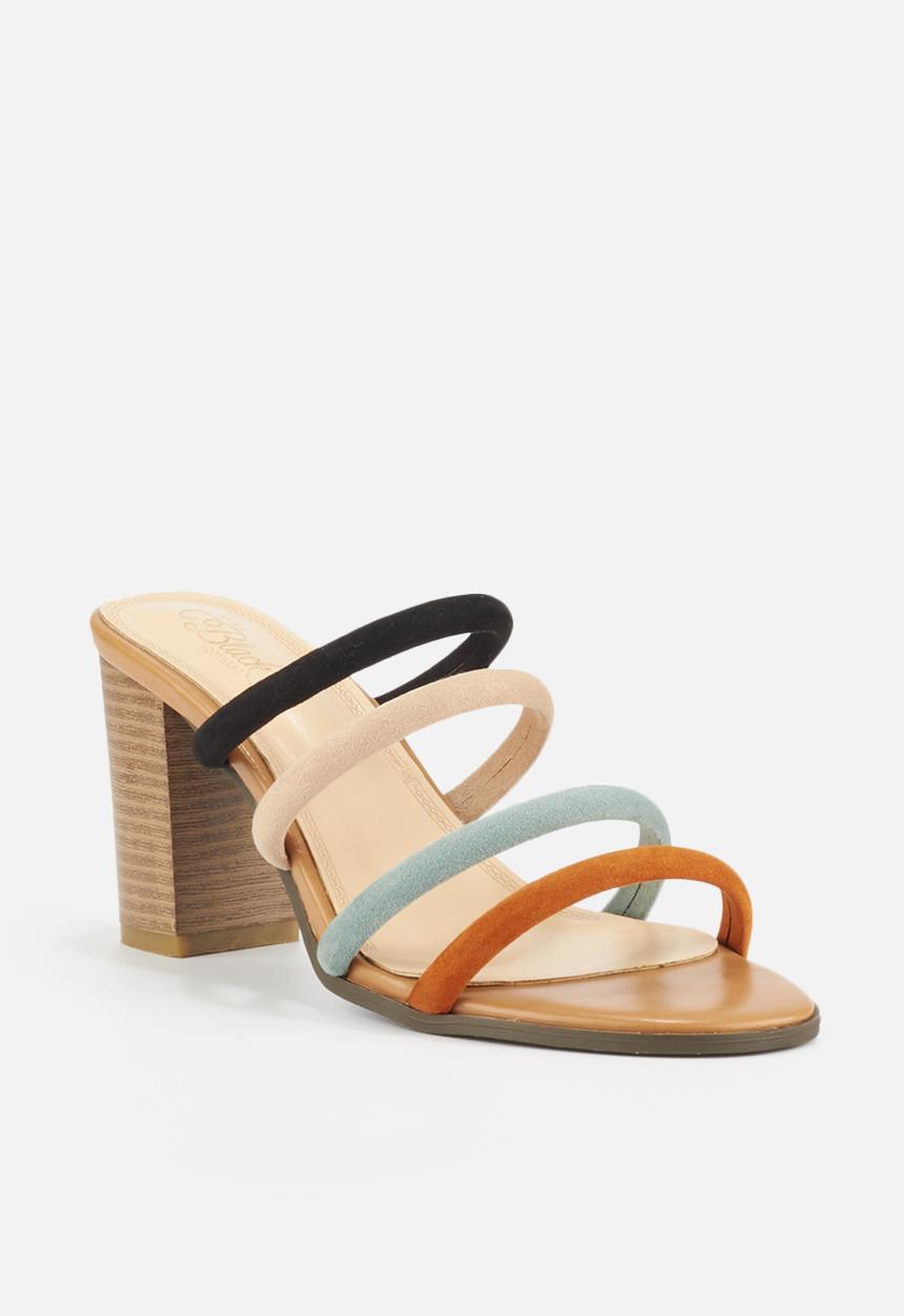 Miss Black - Lazio1 mule heel - multi 
