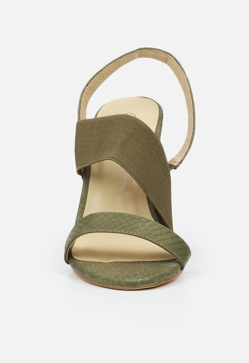 Miss Black - Rattle1 heel - green