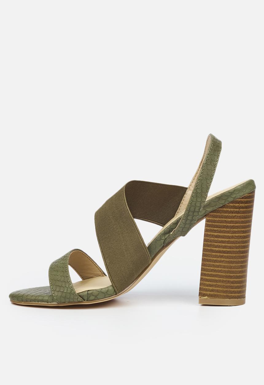 Miss Black - Rattle1 heel - green