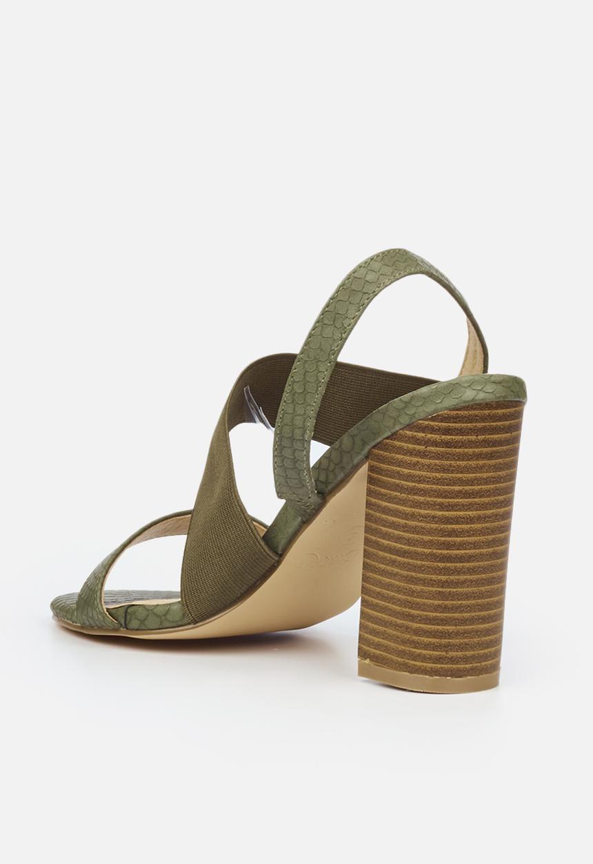 Miss Black - Rattle1 heel - green