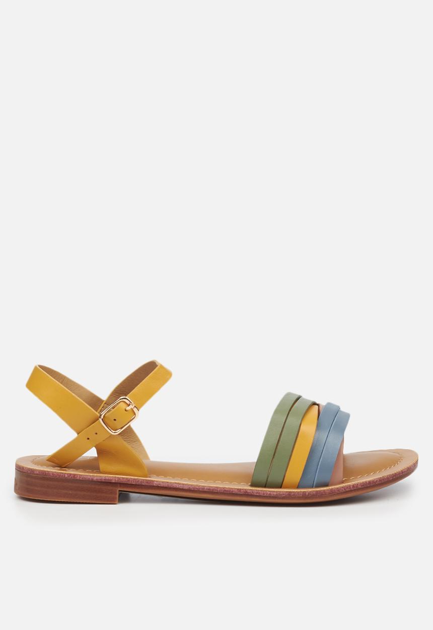 Miss Black - Sicily8 sandal - yellow