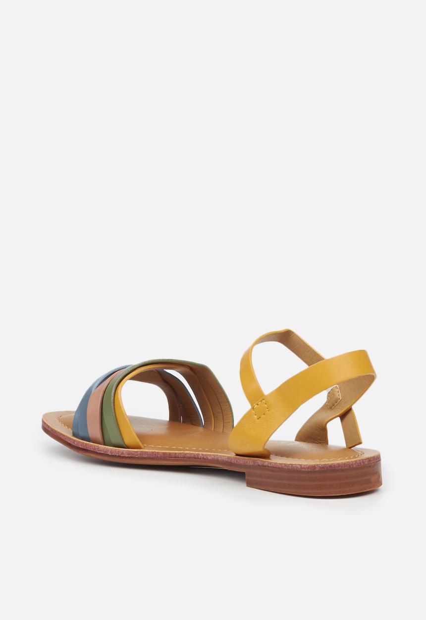 Miss Black - Sicily8 sandal - yellow