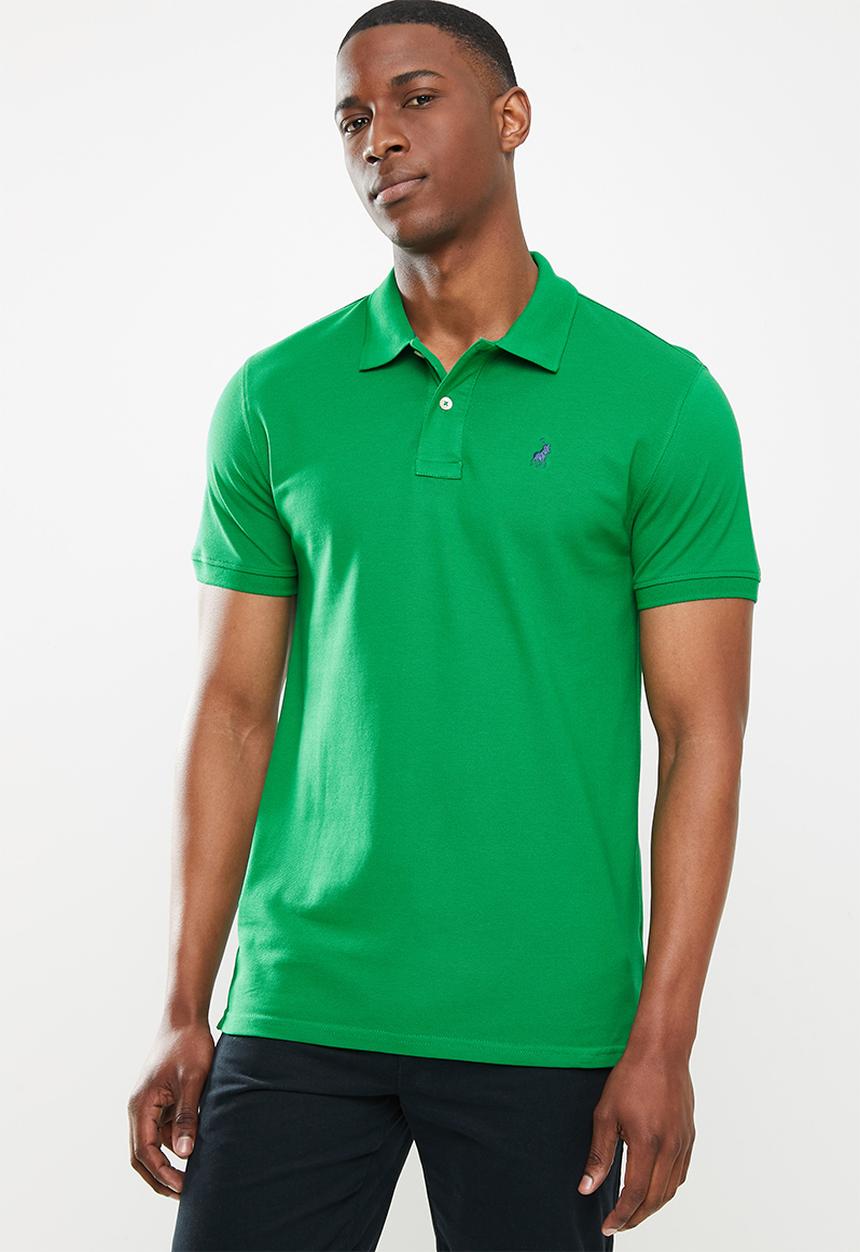 POLO - Carter pique short sleeve golfer - green