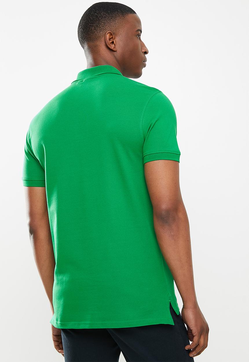 POLO - Carter pique short sleeve golfer - green