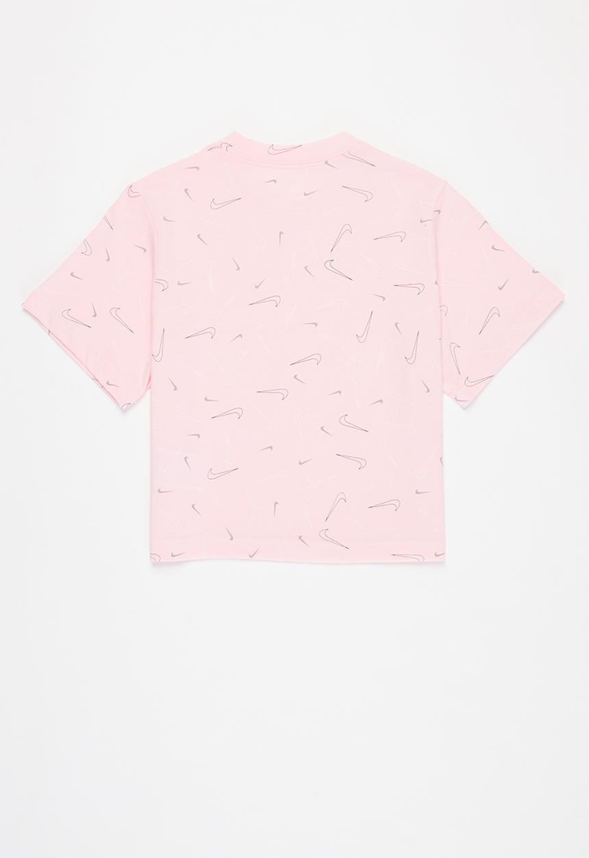 Nike - G nsw tee boxy swsh fetti - pink 