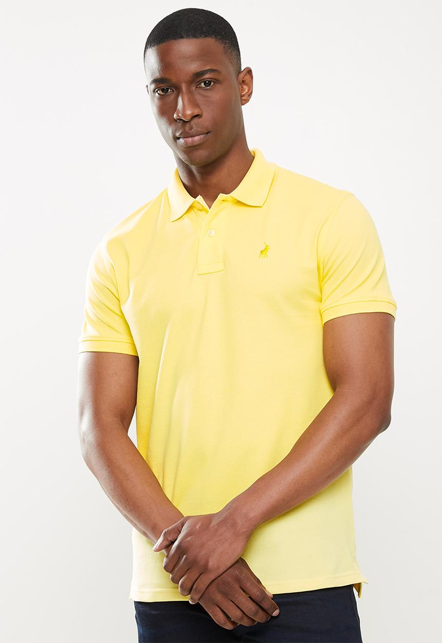 POLO - Carter pique short sleeve golfer - yellow
