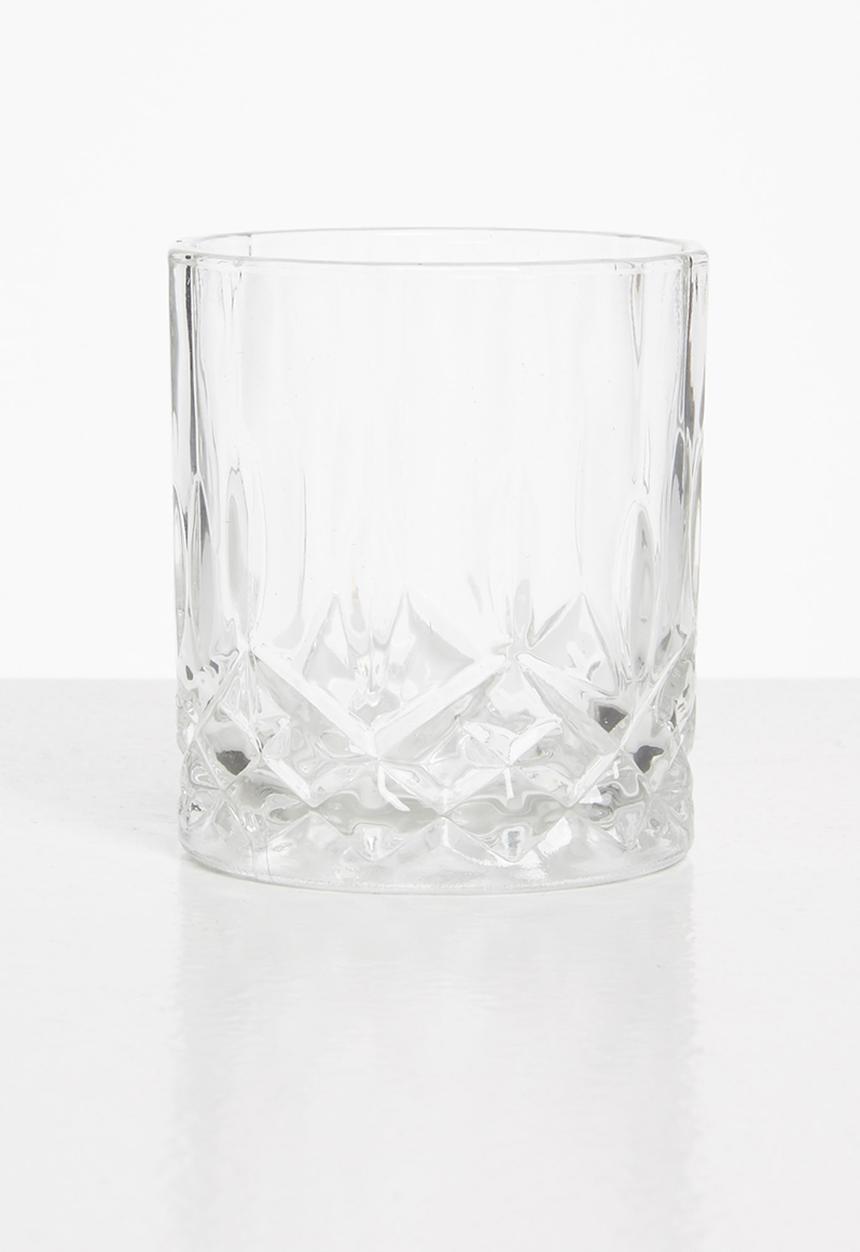 Excellent Houseware - Crista decanter & glass set- clear