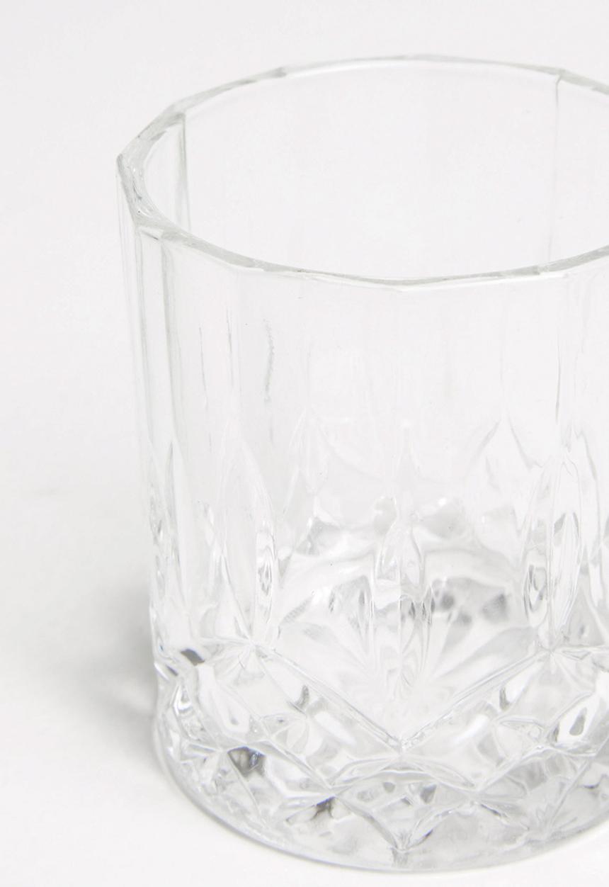 Excellent Houseware - Crista decanter & glass set- clear