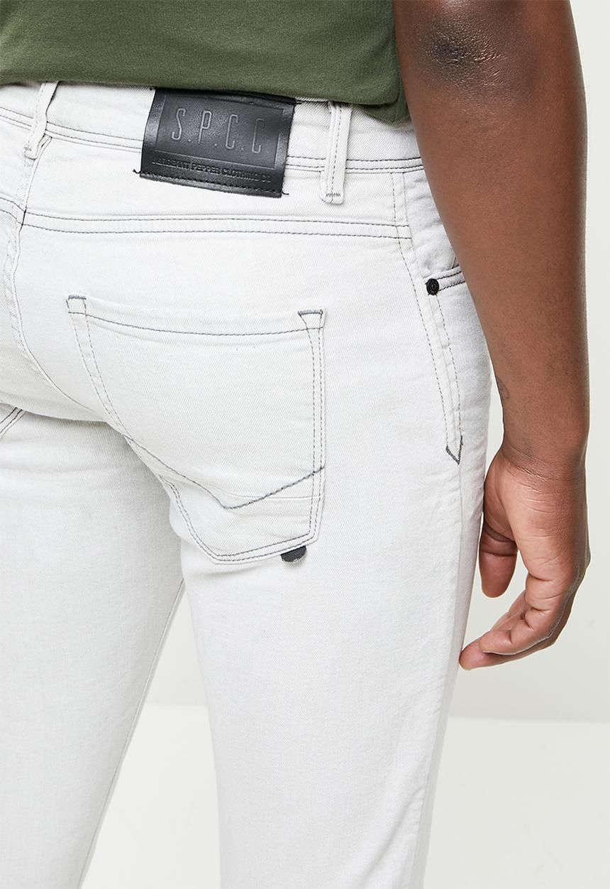 S.P.C.C - Powder trench fit super skinny jeans - light grey