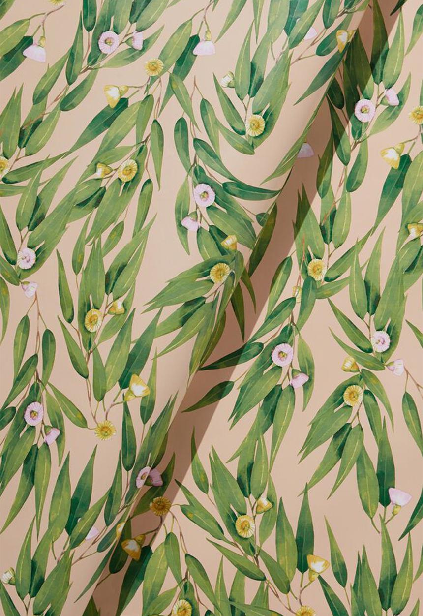 Typo - Wrapping paper roll - eucalypt gumnut sand
