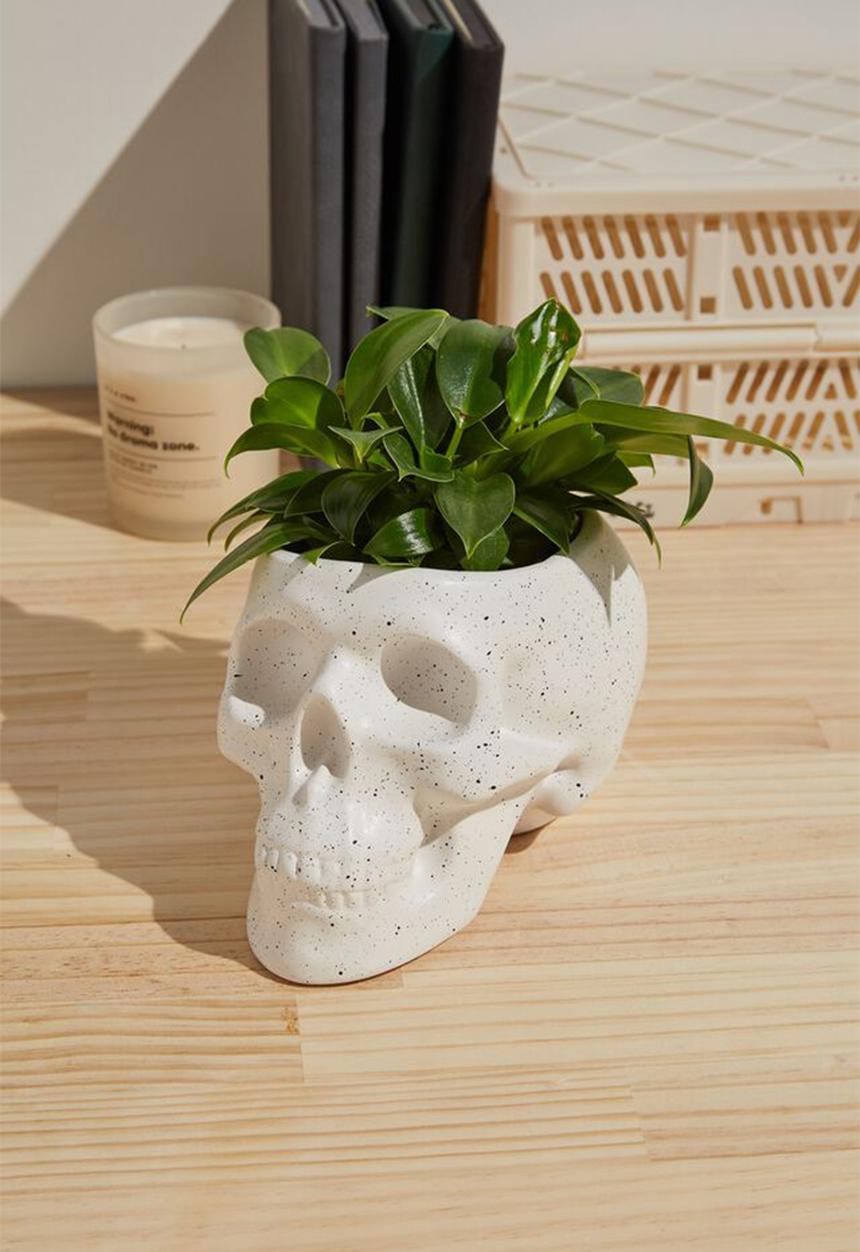 Typo - Shaped planter - white 