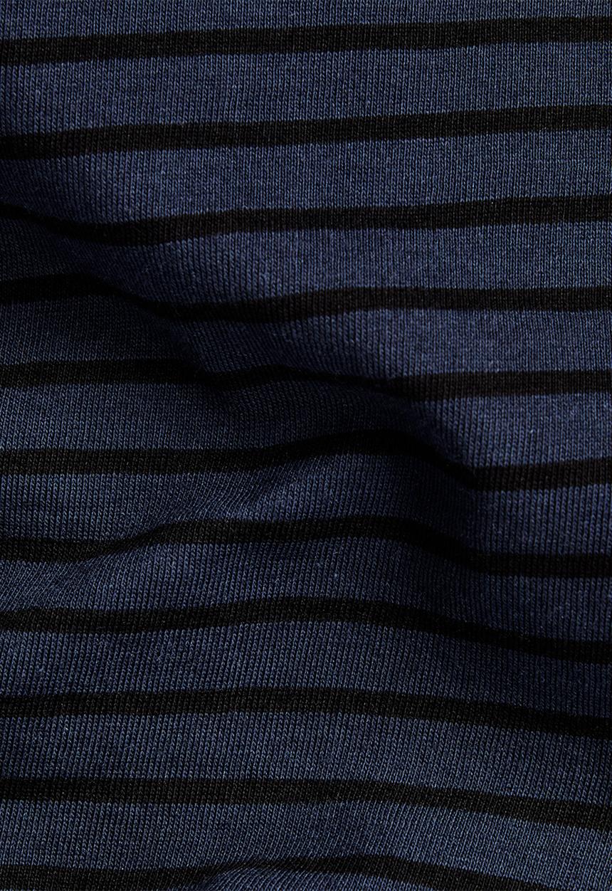 G-STAR - Eyben slim v t wmn short sleeve - sartho blue/dk black
