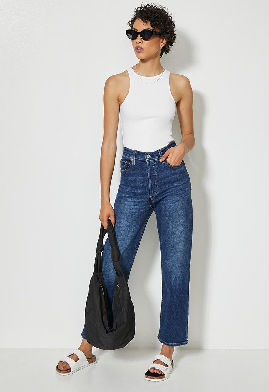 Superbalist - Crepe cutaway knit top - white
