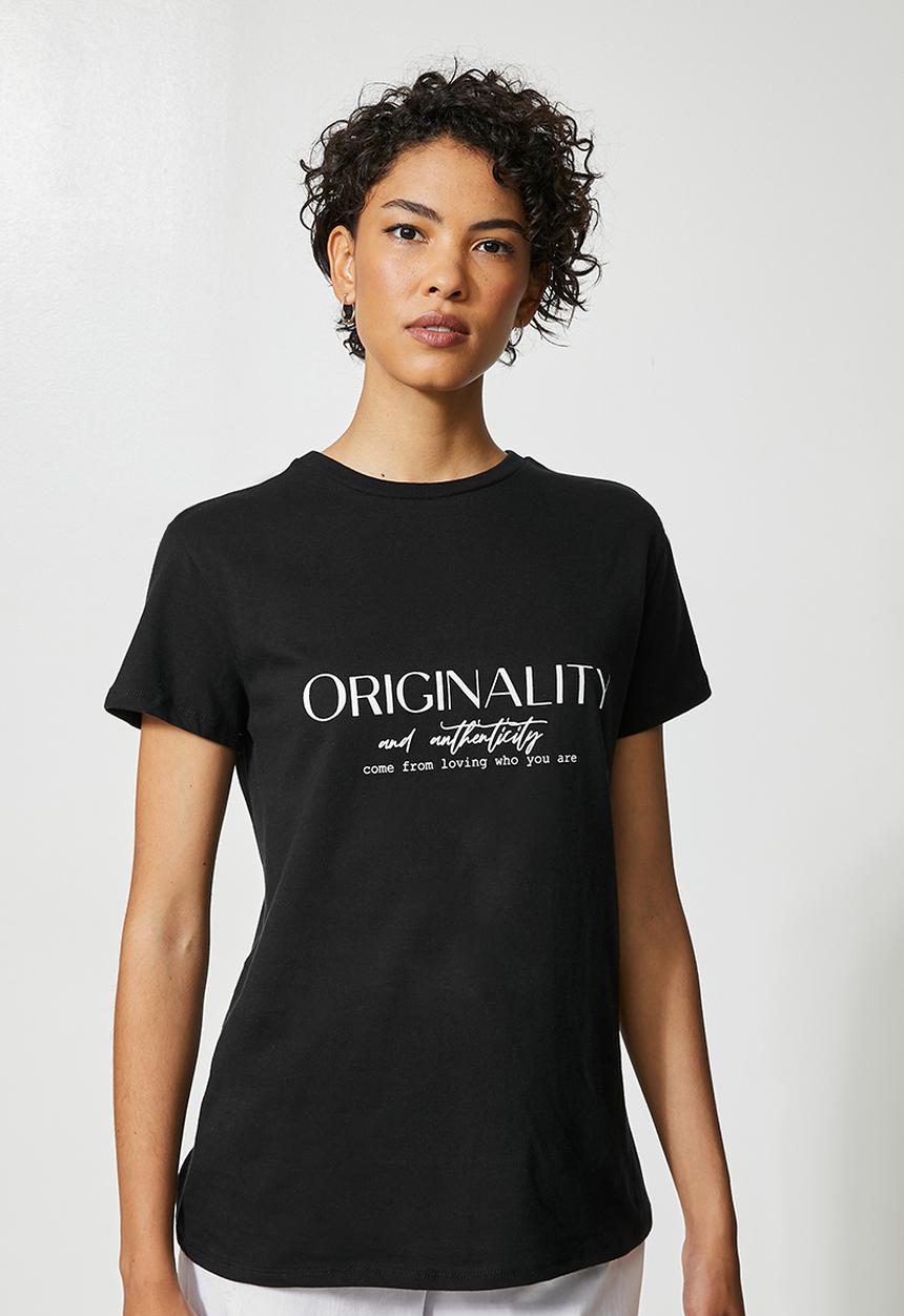 Superbalist - Originality slogan tee - black
