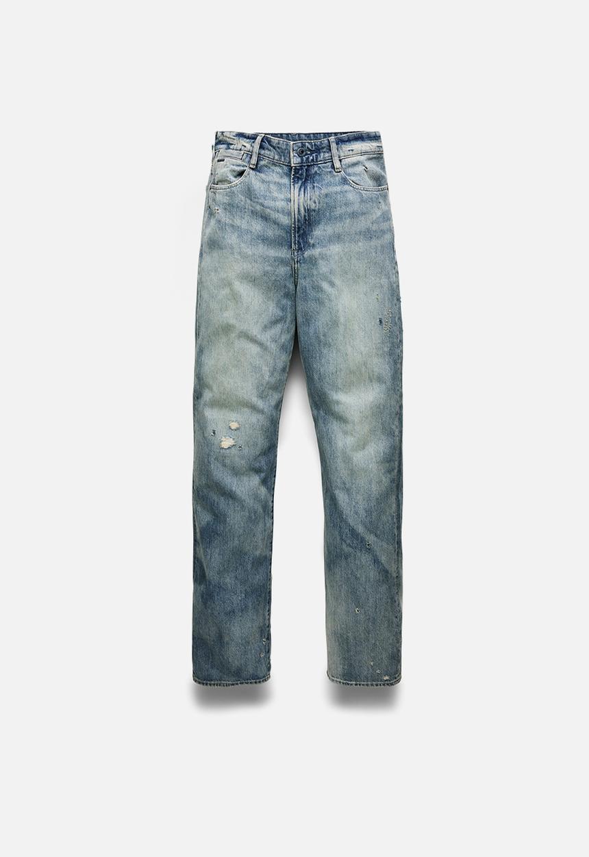 G-STAR - Tedie ultra high straight - faded bay burn destroyed