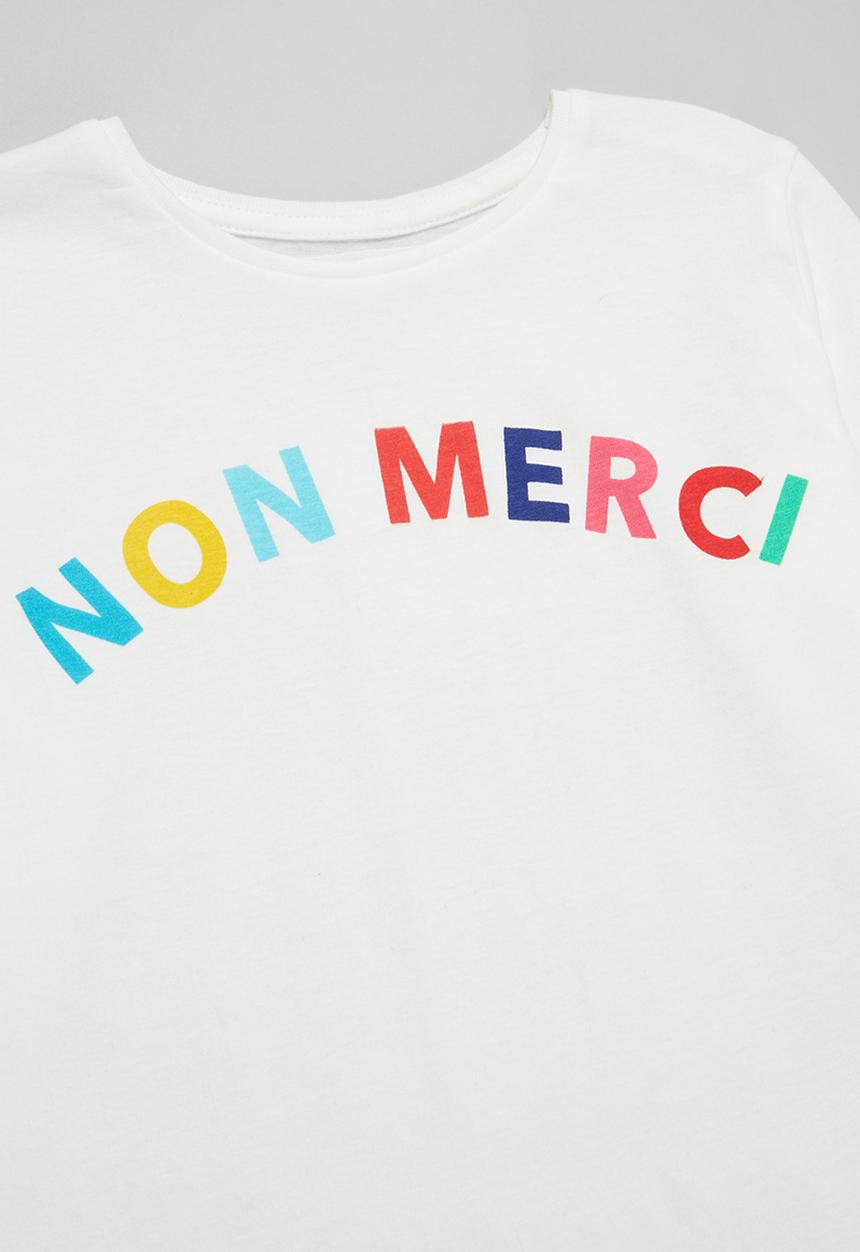 MINOTI - Girls basic non merci top - white